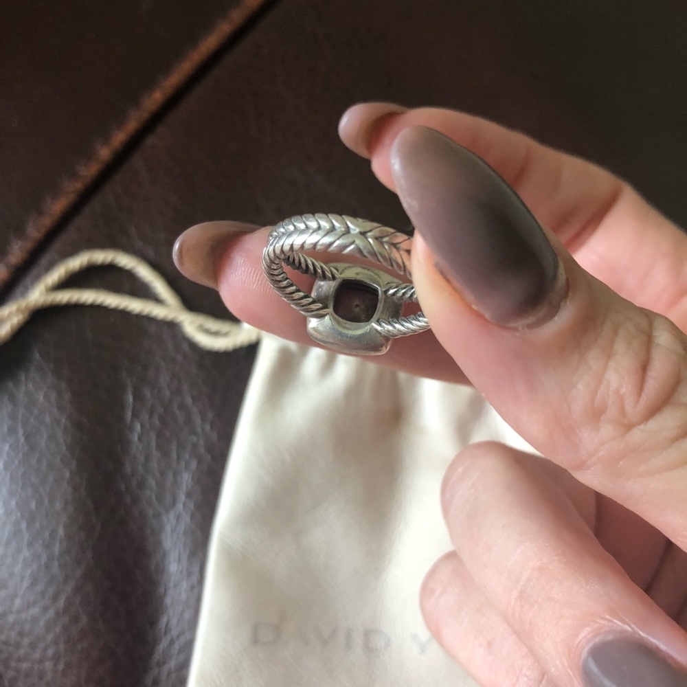 David Yurman amethyst cable ring - Picture 6 of 8